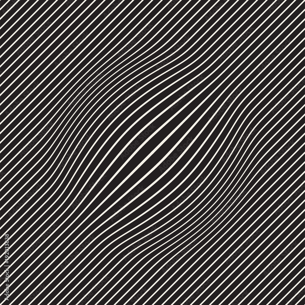 Halftone bloat effect optical illusion. Abstract geometric background design. Vector seamless black and white pattern. Halftone bloat effect optical illusion. Abstract geometric background design. Vector seamless black and white pattern.