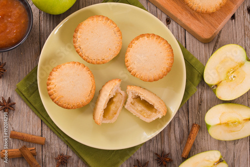 Apple pies.