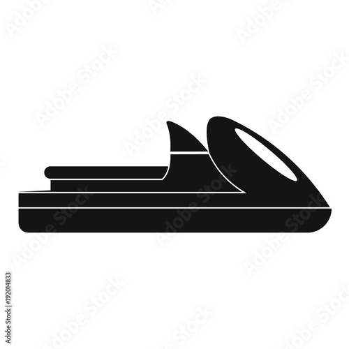 Boat icon. Simple illustration of boat vector icon for web
