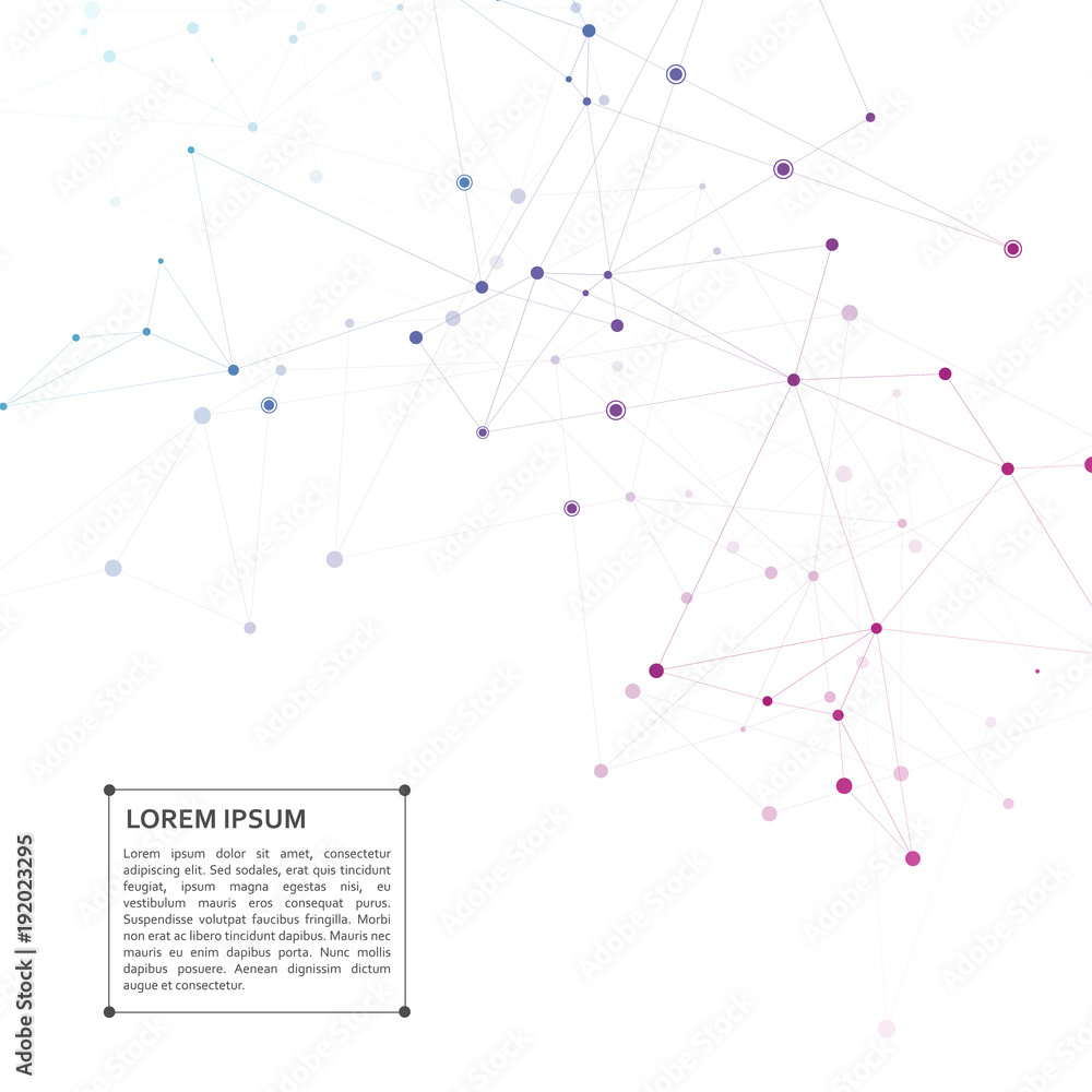 Polygonal space background with connecting dots and lines. Abstract connection structure design Polygonal space background with connecting dots and lines. Abstract connection structure design