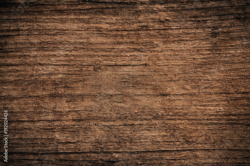 Wallpaper Mural Old grunge dark textured wooden background,The surface of the old brown wood texture,top view brown wood panelitng Torontodigital.ca
