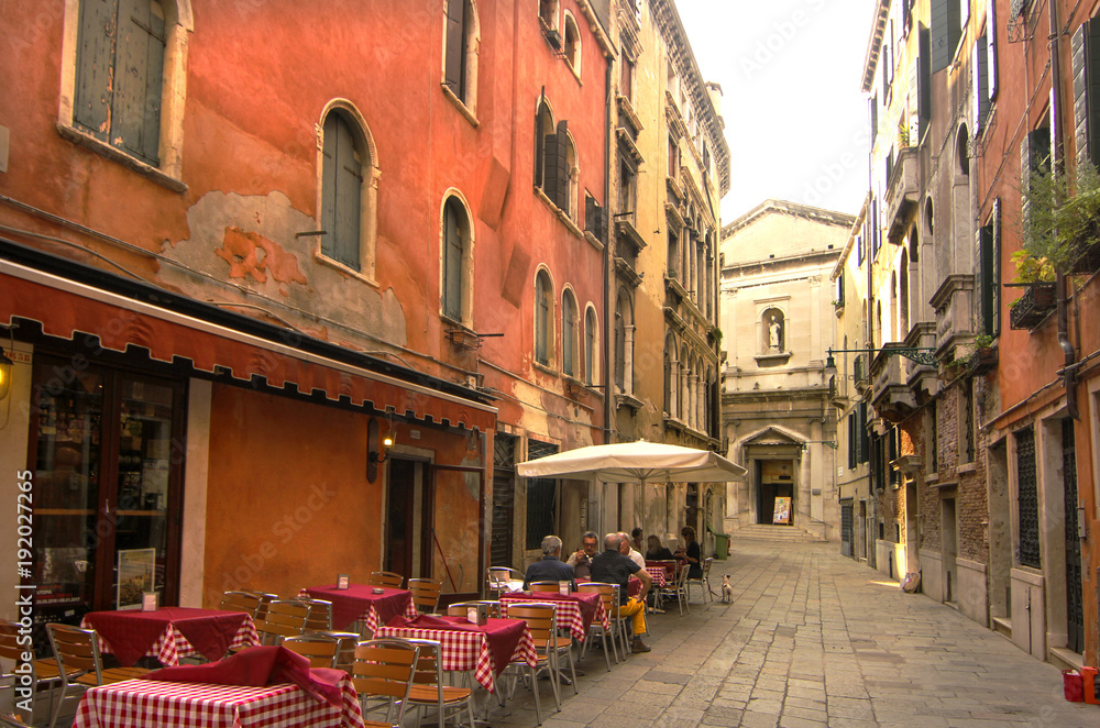 Fototapeta Venetian street, Italy