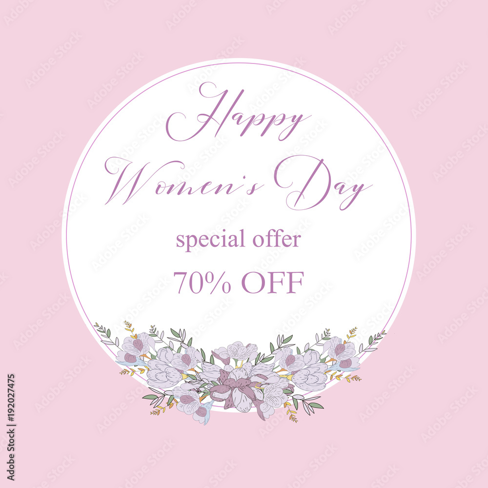 Womans Day collection sale banners.Sale Discount 8 March Happy Women s Day poster. Eighth March gift card. Spring Holiday Sale. Futuristic, promotion design. Advertising, Marketing, greeting cards Womans Day collection sale banners.Sale Discount 8 March Happy Women s Day poster. Eighth March gift card. Spring Holiday Sale. Futuristic, promotion design. Advertising, Marketing, greeting cards