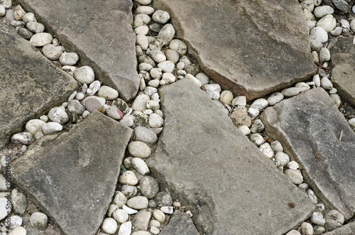 Stone walkway