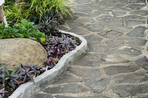 Stone walkway