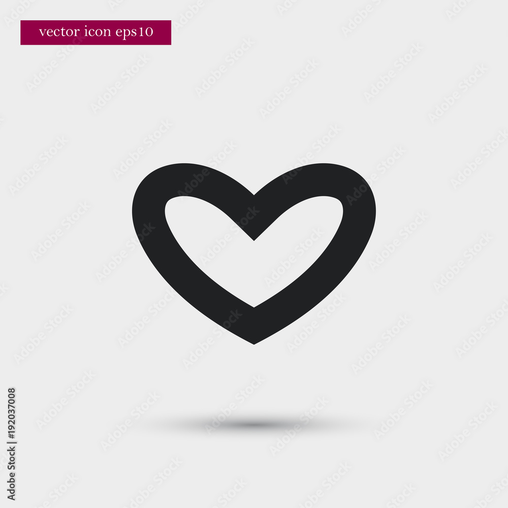 Heart icon. Simple romance element illustration. Valentine symbol design from love collection. Can be used in web and mobile. Heart icon. Simple romance element illustration. Valentine symbol design from love collection. Can be used in web and mobile.