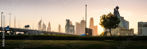 Dubai new city panoramic view