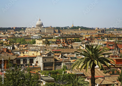 Fototapeta Naklejka Na Ścianę i Meble -  Panoramic view of Rome. Italy