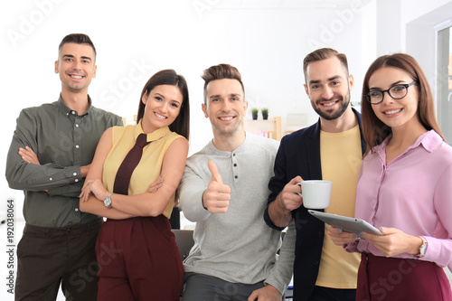 Group of young business wor...