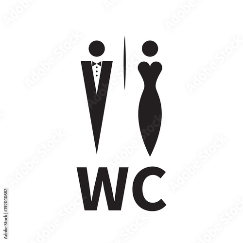 Woman in evening dress and man in tuxedo 