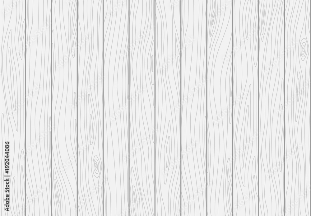 White wooden plank texture. Vector wood background Stock Vector | Adobe  Stock