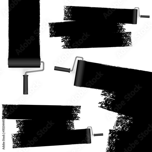 paint roller with markings