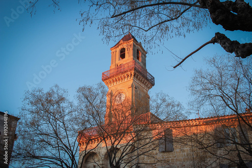 place Gambetta à Vauvert dans le Gard en Occitanie 