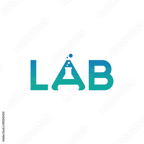 Lab logo vector design, logotype lab