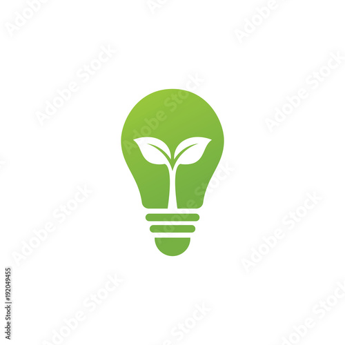 Green energy logo design