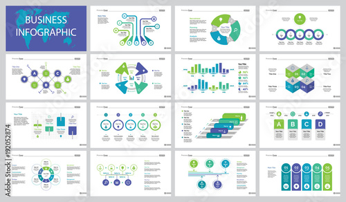 Fifteen Finance Slide Templates Set