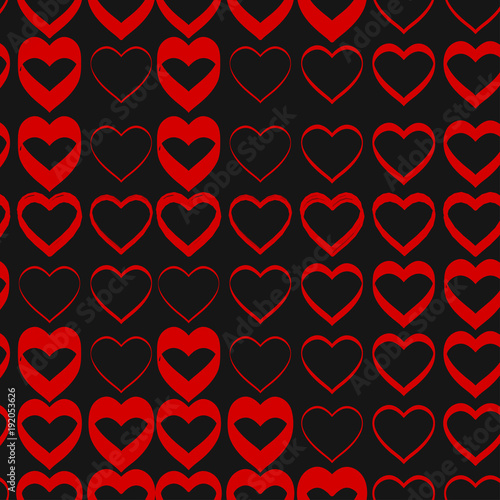 Valentine hearts pattern