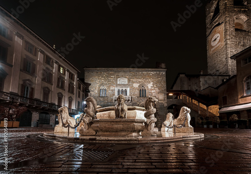 Fountain Contarini - Bergamo - Italy