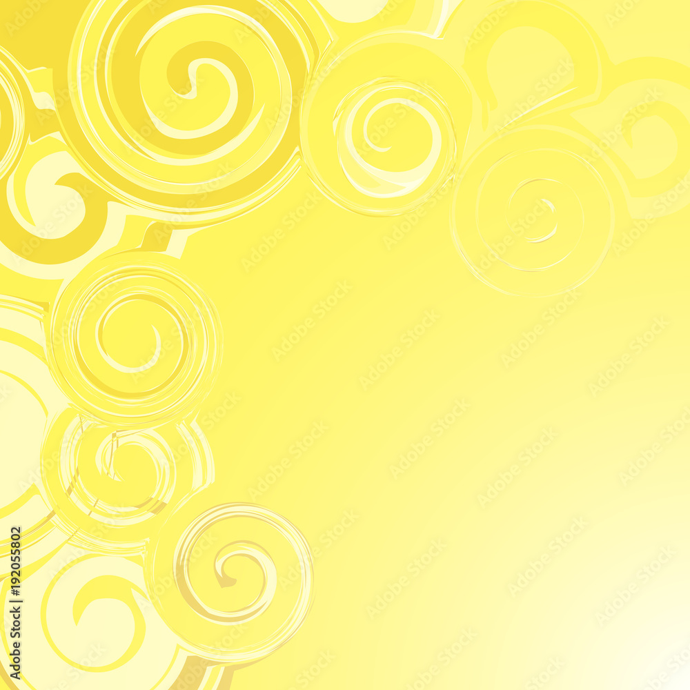 Abstract Orange background with circles from monograms. Abstract Orange background with circles from monograms.