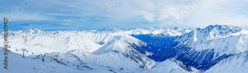 The Alpine skiing resort in Austria