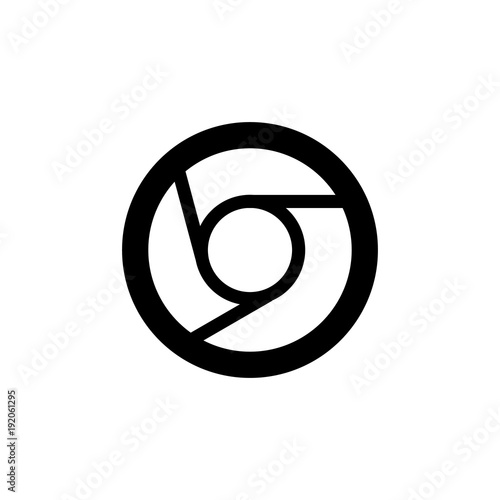 Focus kamera vector icon