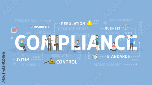 Compliance concept illustration.