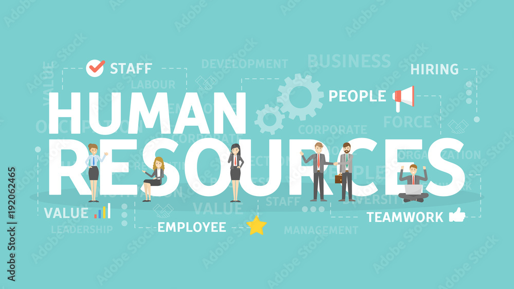 Human resources concept.