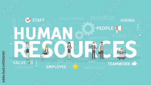 Human resources concept.