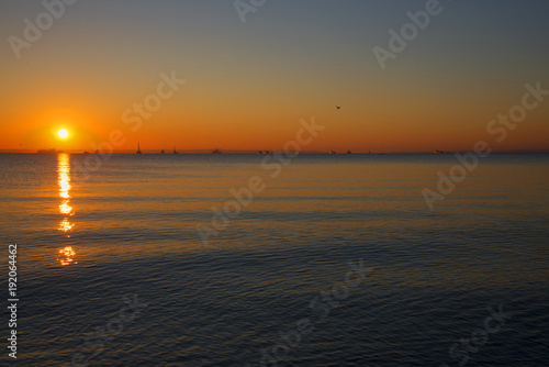 Sunset on Black Sea