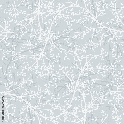 Seamless abstract pattern. Gray and white vector background. Ornament for wrapping, wallpaper, tiles