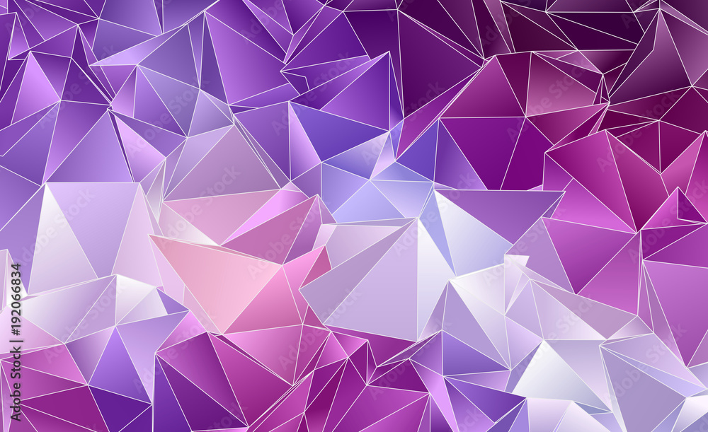 Fototapeta premium Abstract polygonal background. Triangulated texture