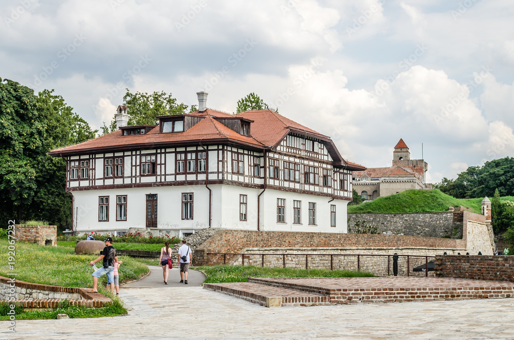 Belgrade, Serbia - July 29, 2014: Kalemegdan fortress in Belgrade 