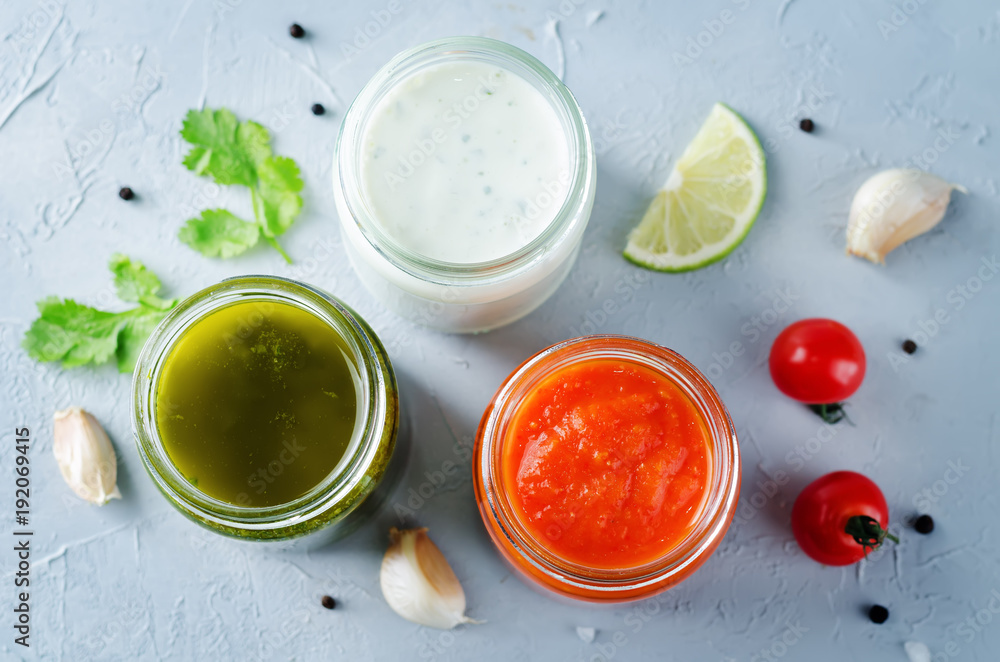 Variation of sauces for meat, poultry or fish Variation of sauces for meat, poultry or fish