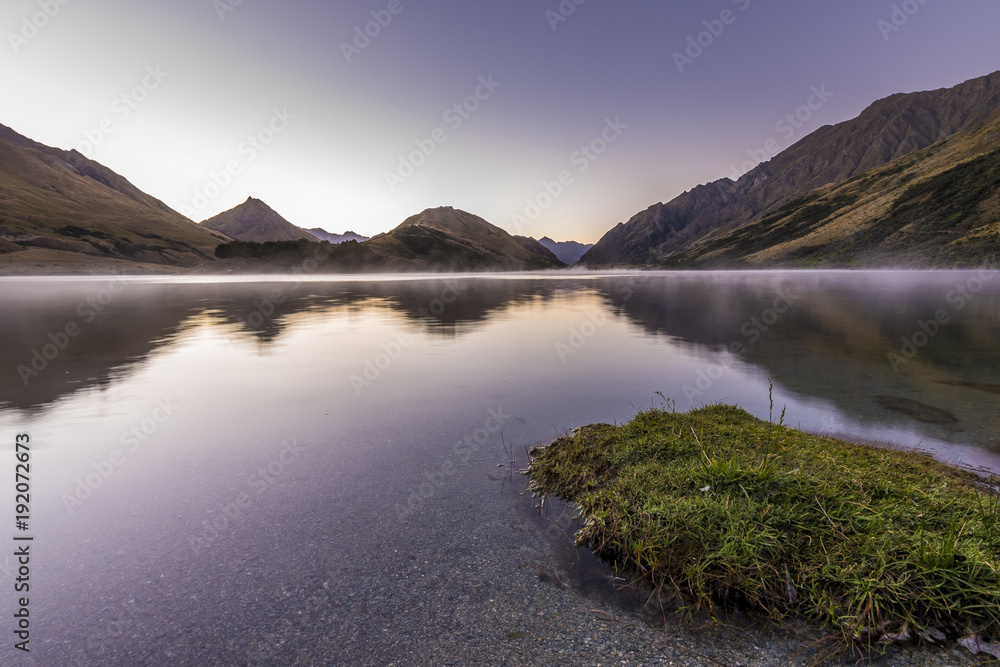 Moke lake sunrise, New Zealand
