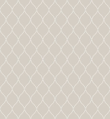 Keuken achterwand Beige Geometrisch golvenpatroon in beige tinten  © ELENA