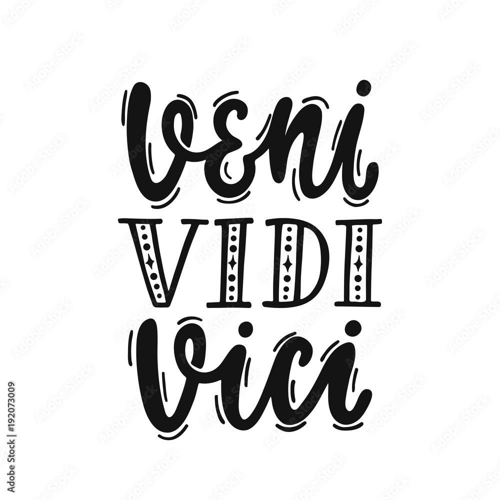 veni vidi vici | Art Print