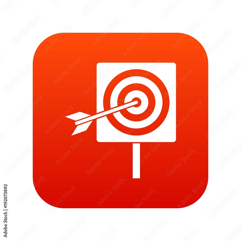 Darts icon digital red Darts icon digital red