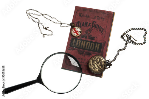 set of Detective isolated