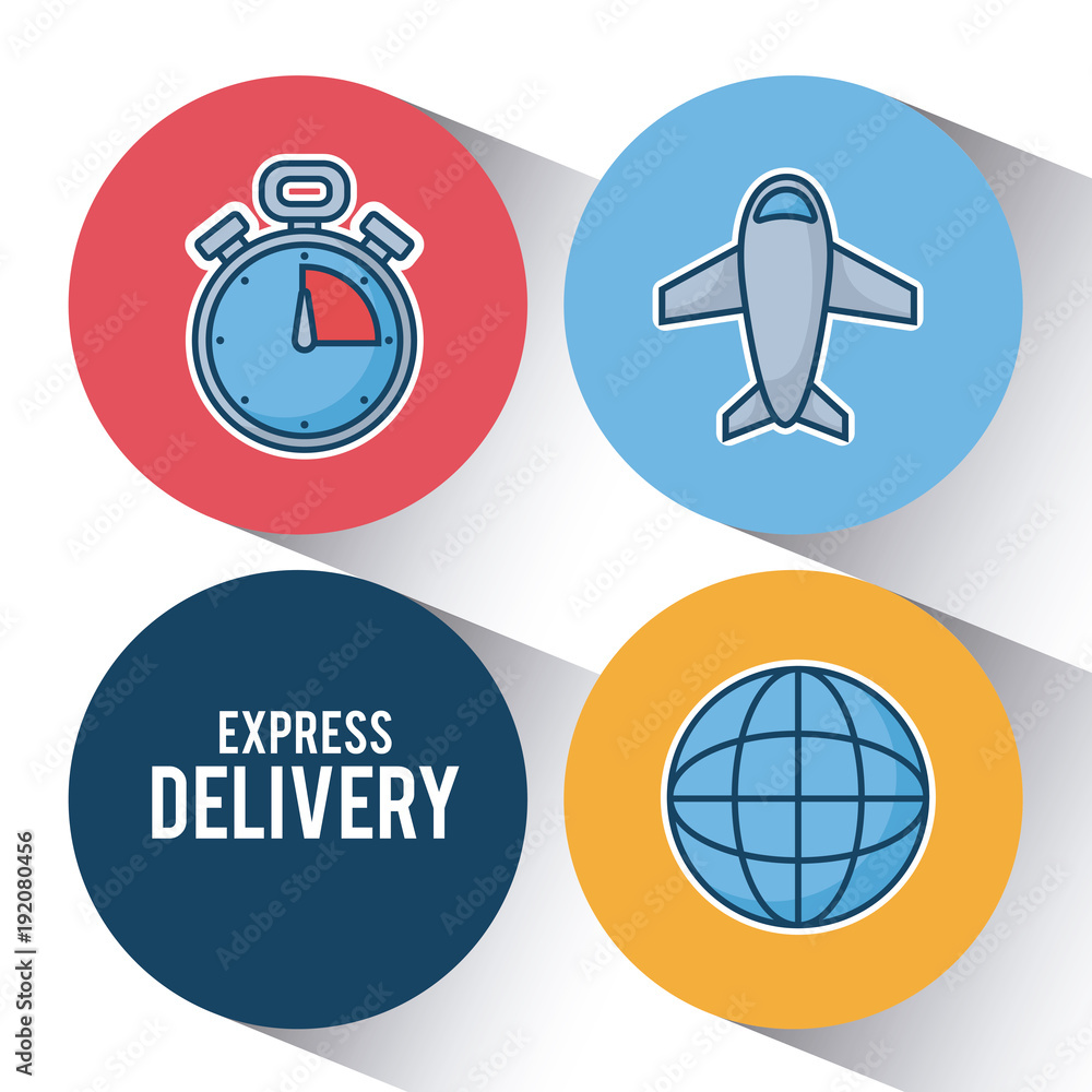 Express delivery design Express delivery design