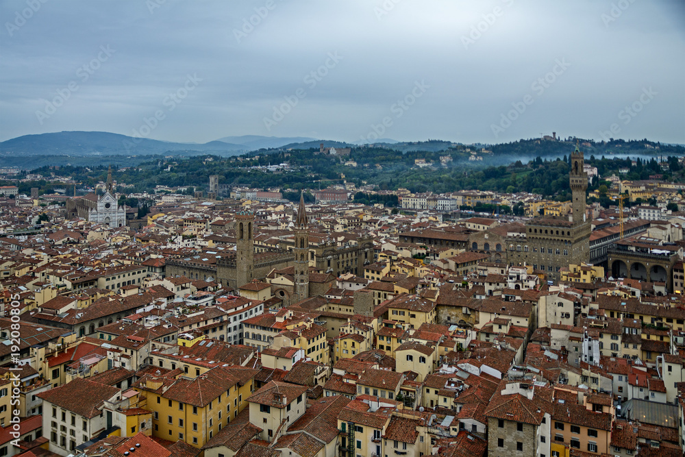 Florenz aus der Vogelperspektive 