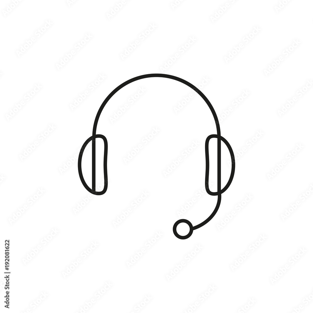 Headphone online icon