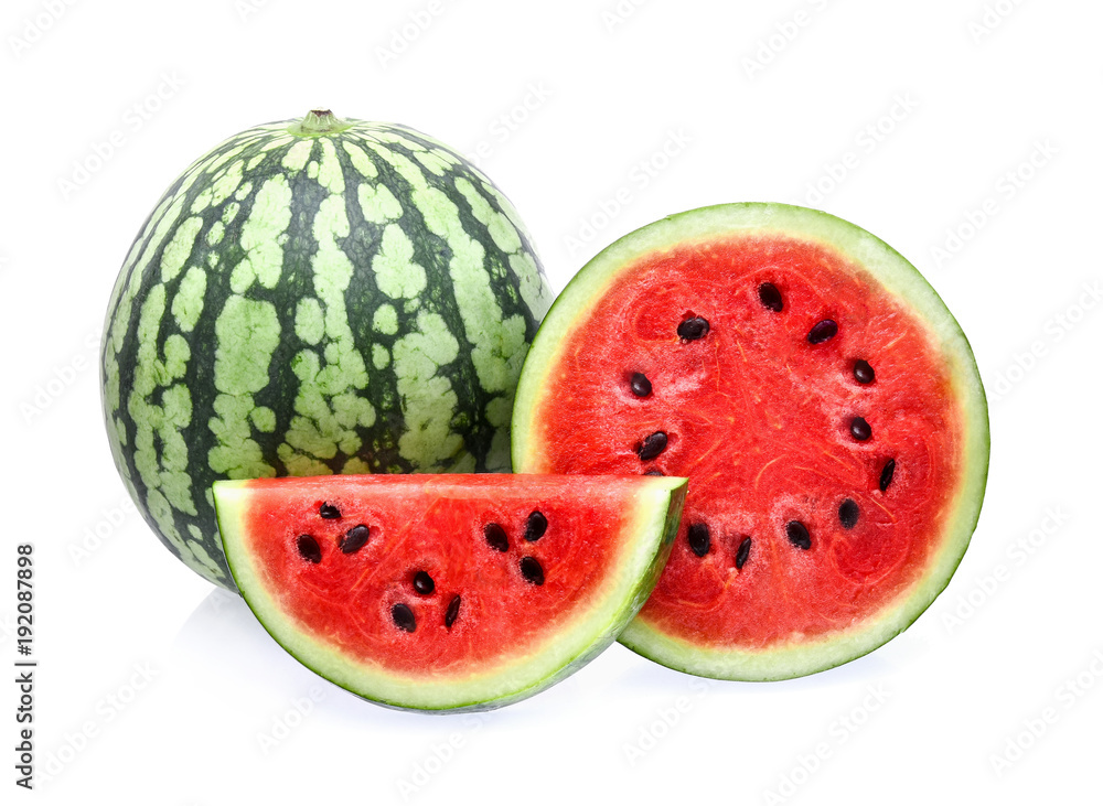watermelon isolated on white background watermelon isolated on white background