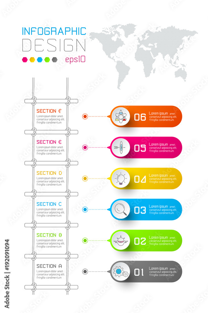 Colorful business rectangle labels shape infographic vertical bar with stairs step. Colorful business rectangle labels shape infographic vertical bar with stairs step.