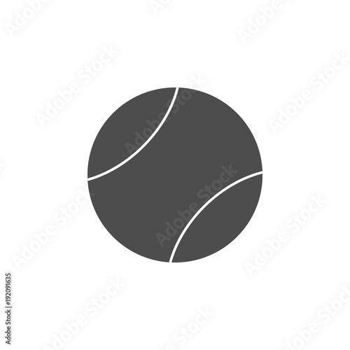 tennis ball icon. Elements of web icon. Premium quality graphic design icon. Signs and symbols collection icon for websites, web design, mobile app