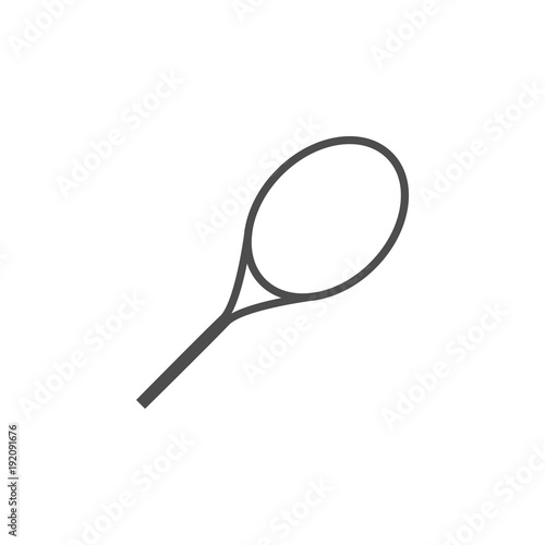 tennis racquet icon. Elements of web icon. Premium quality graphic design icon. Signs and symbols collection icon for websites, web design, mobile app