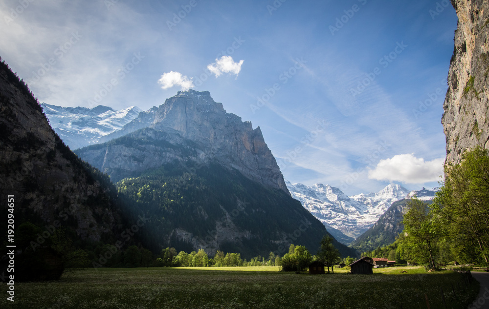Dawn Lauterbrunnen Valley Dawn Lauterbrunnen Valley