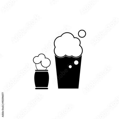 shaving foam icon. Element of barber shop for advertising signs, mobile concept and web apps. Icon for website design and development, app development. Premium icon
