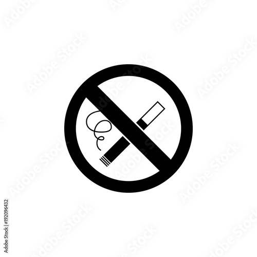 smoking ban icon. Element of firefighter shop for advertising signs, mobile concept and web apps. Icon for website design and development, app development. Premium icon
