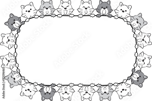 vector cartoon cat background