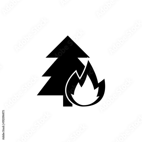wildfire icon. Element of firefighter shop for advertising signs, mobile concept and web apps. Icon for website design and development, app development. Premium icon